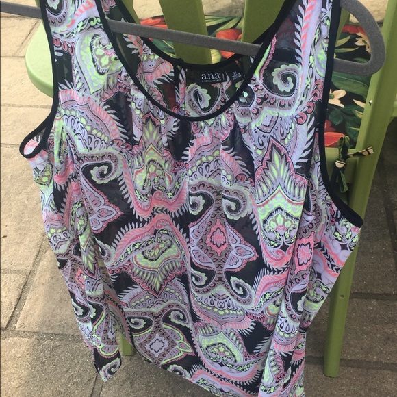 Ana Sleeveless Sheer Blouse - Picture 2 of 3